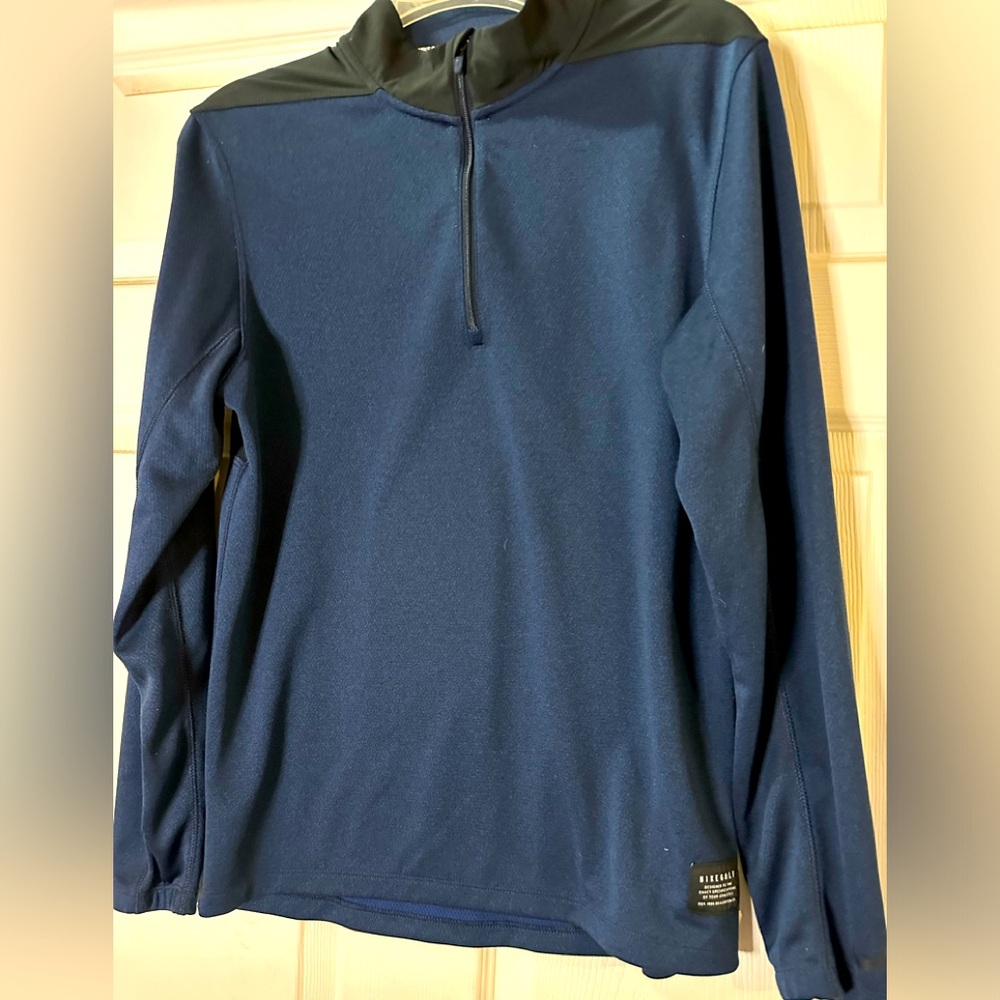 EUC Men's Nike Golf Tour Athletes Dri-Fit Blue Long Sleeves Size S